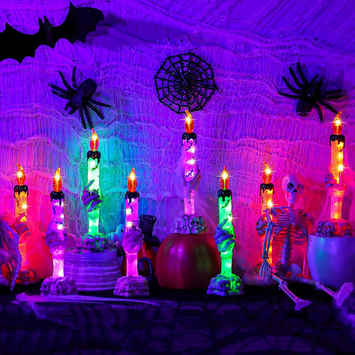 LED Leuchtende Halloween Kerzenhalter