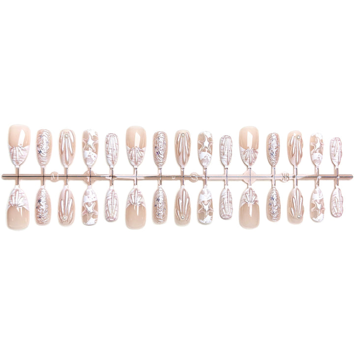 Stylisches anpassbares Press-On-Nageldesign-Set