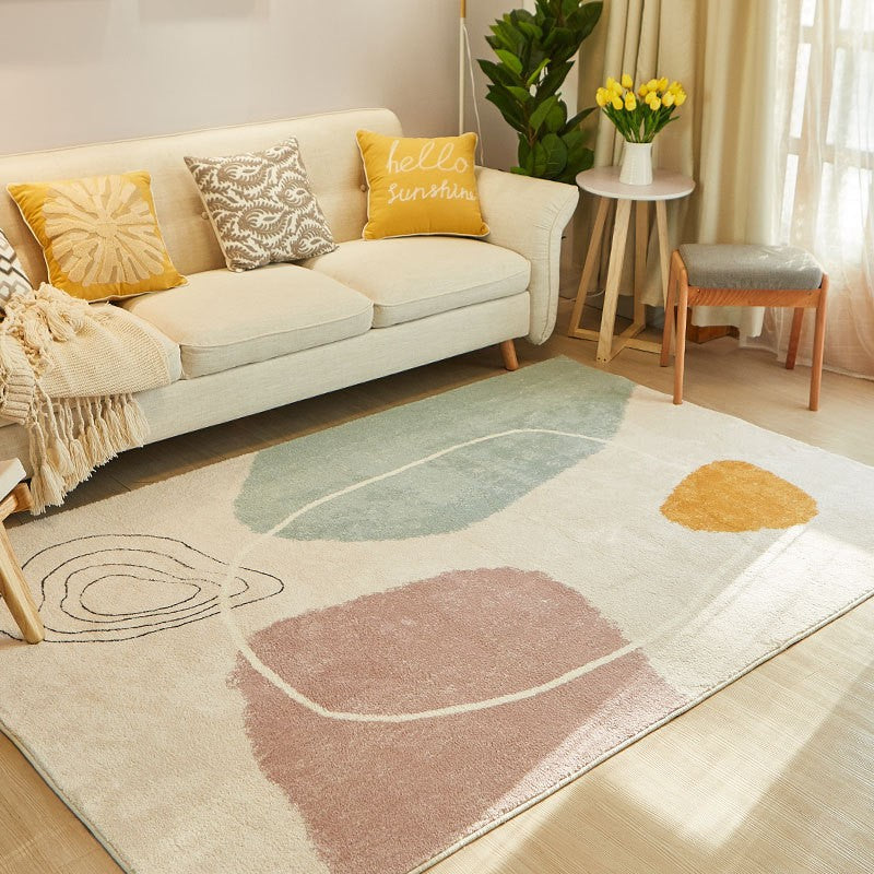 Abstraktes Design Boden Teppich Karnz
