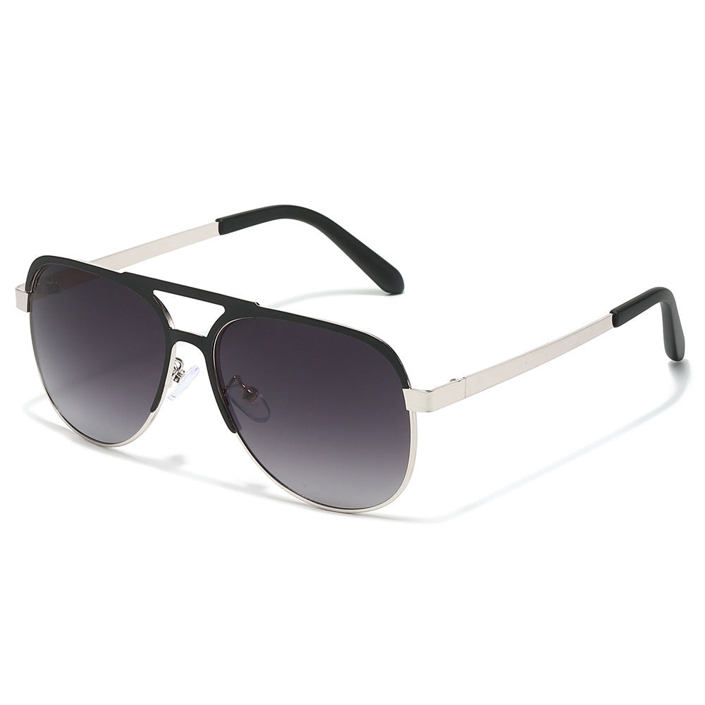 Luxuriöse Metallrahmen Aviator Sonnenbrille Karnz