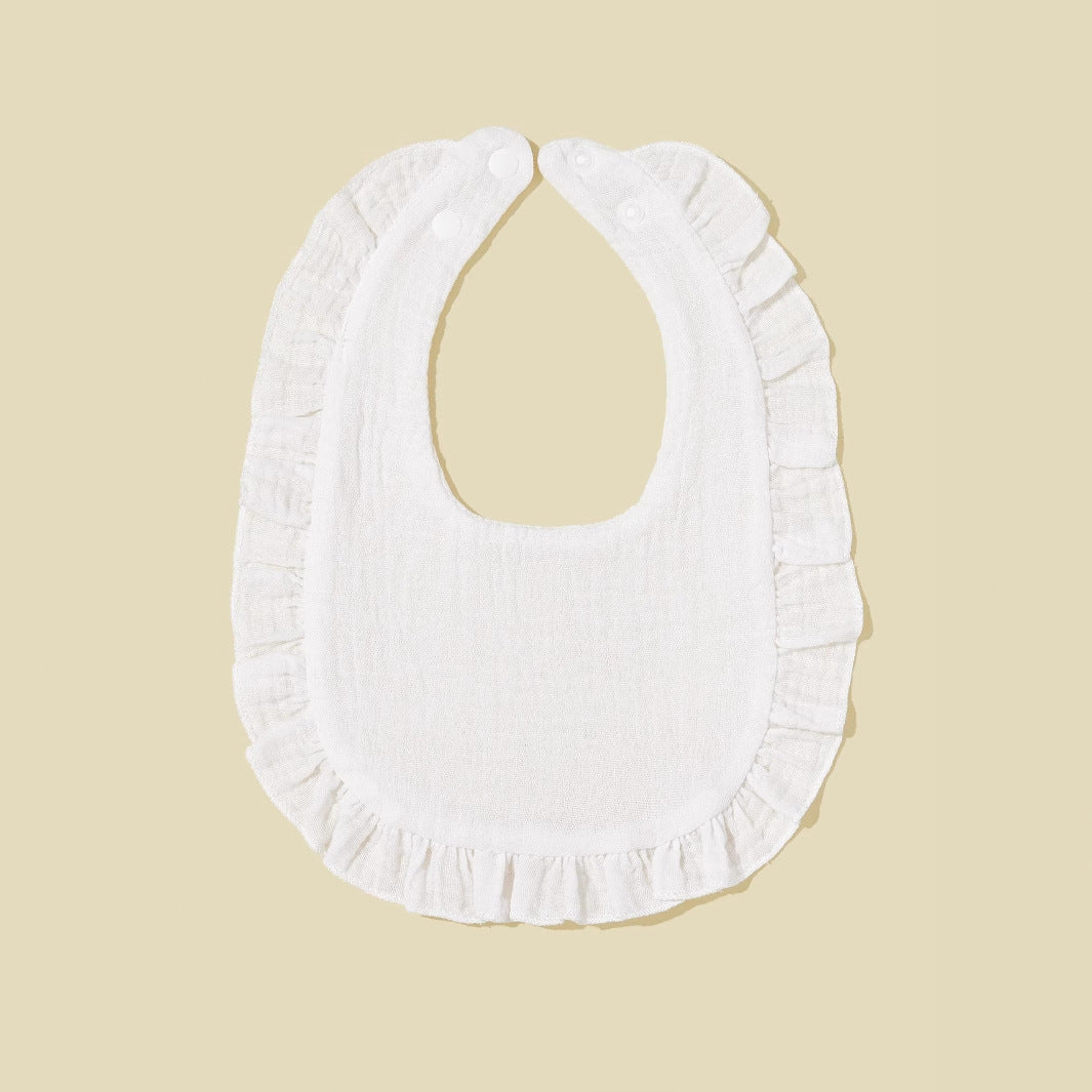 Weiches Musselin Baby Lätzchen und Wickelunterlage Set Karnz