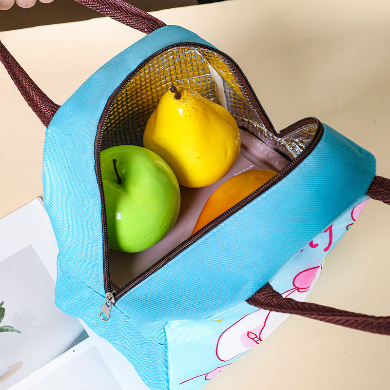 Süße katzenmotivierte isolierte Lunch-Tasche Karnz