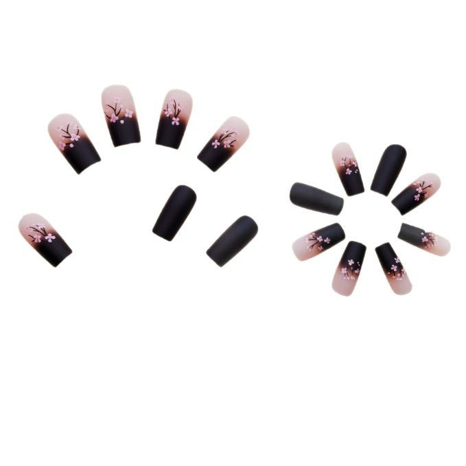 Künstlerisches Floral Französisches Nagelkunstset Karnz