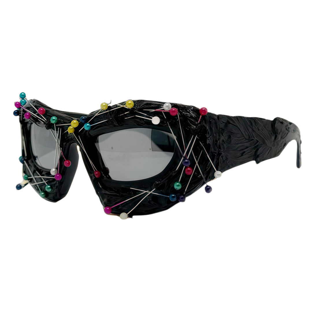 Damen Kreative Design-Sonnenbrille mit innovativem Akzent Karnz