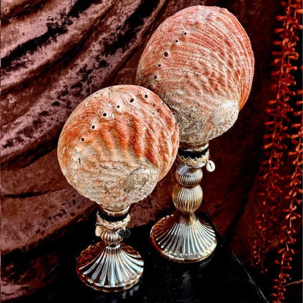 Dekoratives Marmor-inspiriertes Kerzen Set