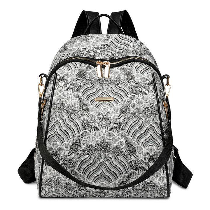 Bohemian gemusterter Rucksack