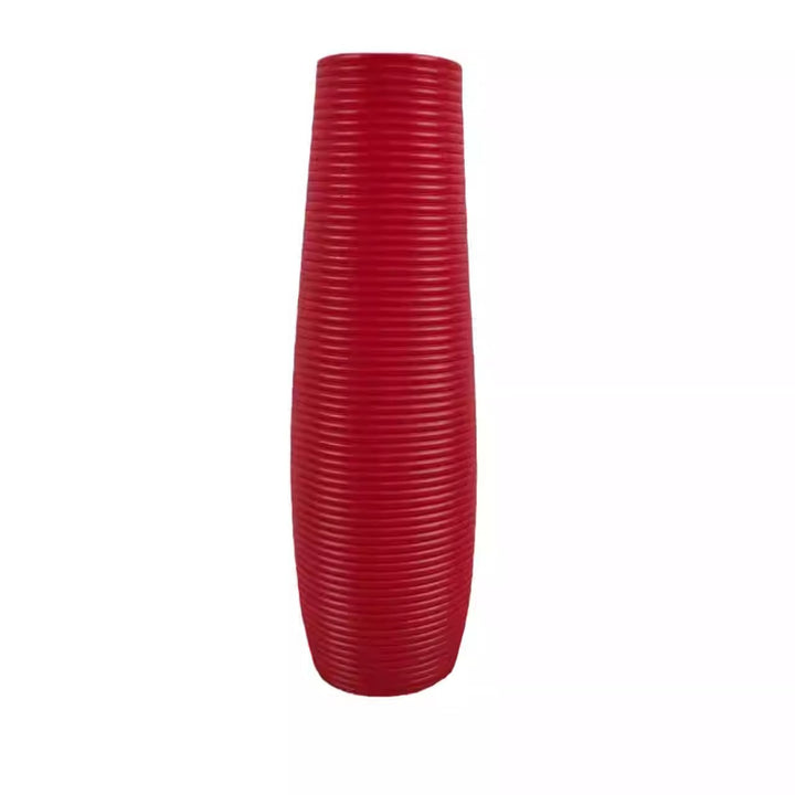 Moderne gerippte dekorative Vase Karnz