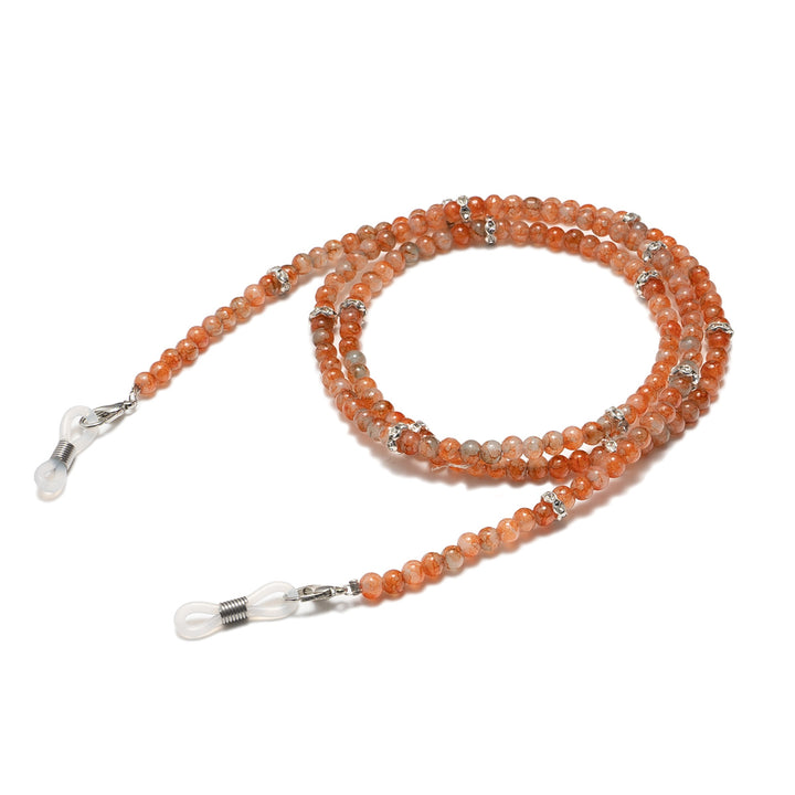 Elegante Perlen Brillenhalter Kette Karnz