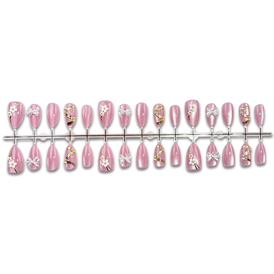 Elegantes dekoratives Press-On-Nagelkunst-Set 1790745300