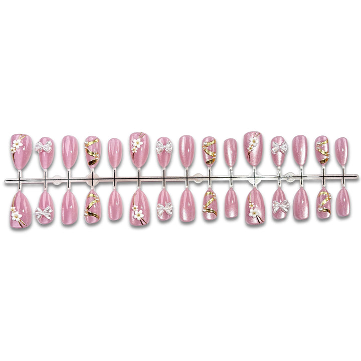Elegantes dekoratives Press-On-Nagelkunst-Set 1790745300