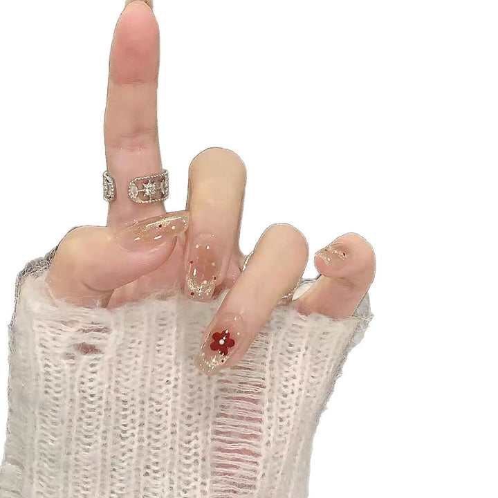 Dekoratives Press-On Nagelkunst Set Karnz