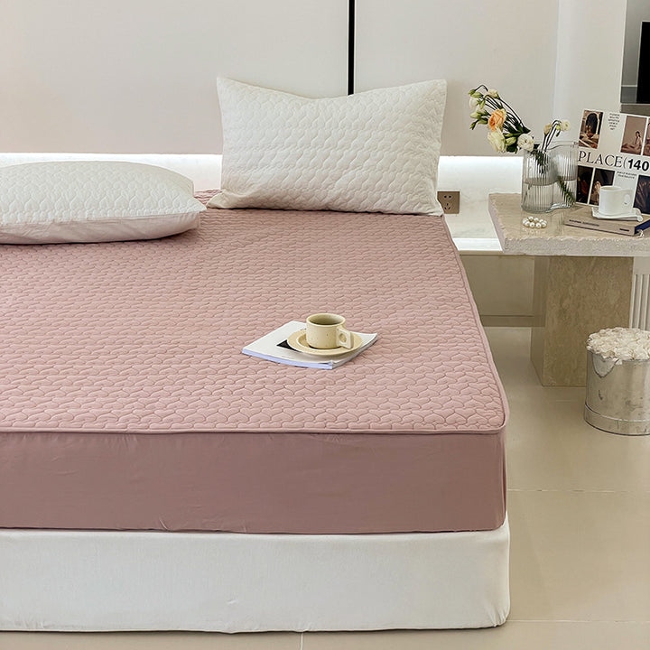 Ge quilted passgenau Matratzenauflage mit tiefem Bezug und atmungsaktivem Mikrofaser-Oberteil