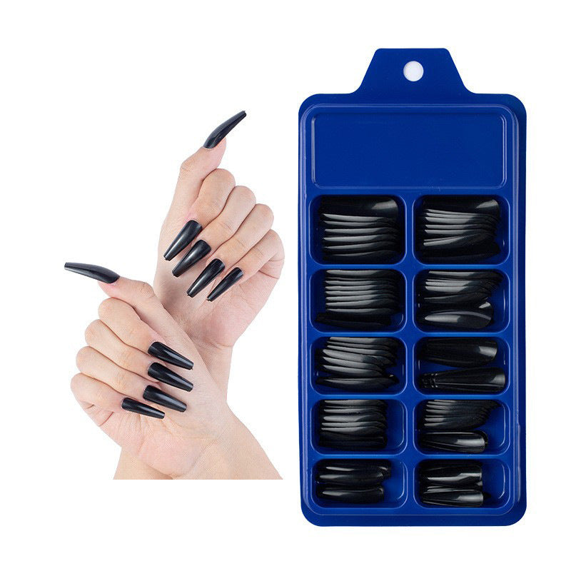Premium Lange Stiletto Press-On Nagelkit Karnz