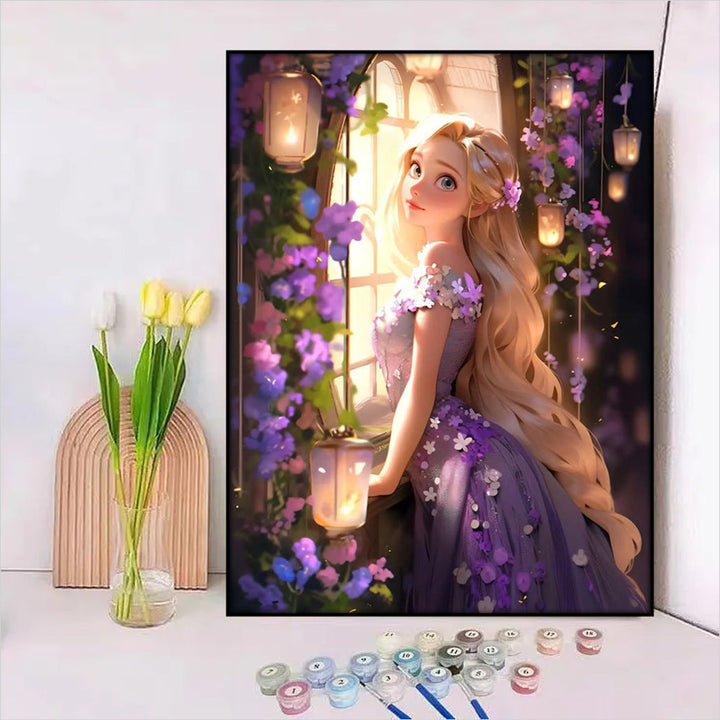Disney-Inspiriertes DIY Malen nach Zahlen Leinwand-Kit Karnz
