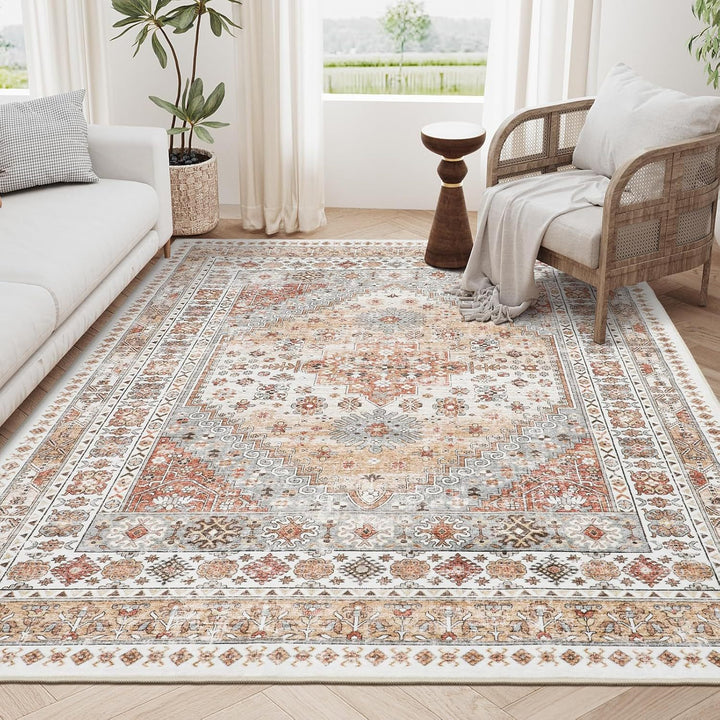 Vintage-inspirierter dekorativer Teppich