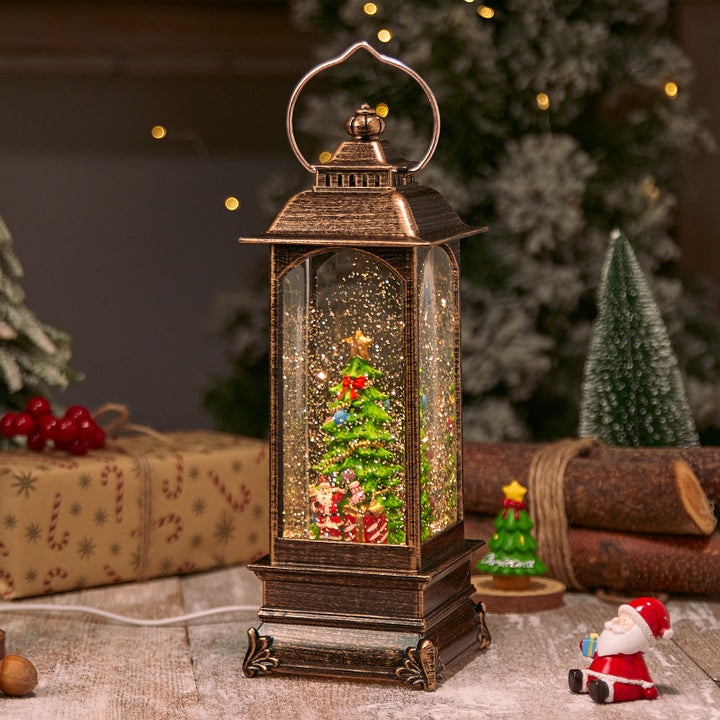 Nostalgisches Weihnachtsfernseher-Dekor Karnz