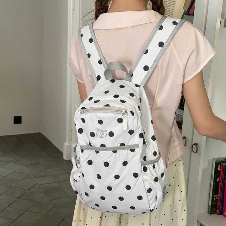 Polka Dot Design Lässiger Rucksack Karnz