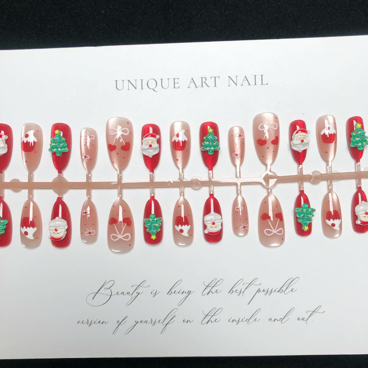 Festliches Thema Druck-Nagelkunst