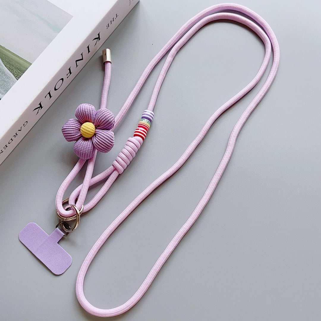 Dekorativer Blumenanhänger Handy-Lanyard Karnz