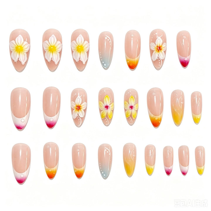 Florale dekorative Drucknägel Set Karnz