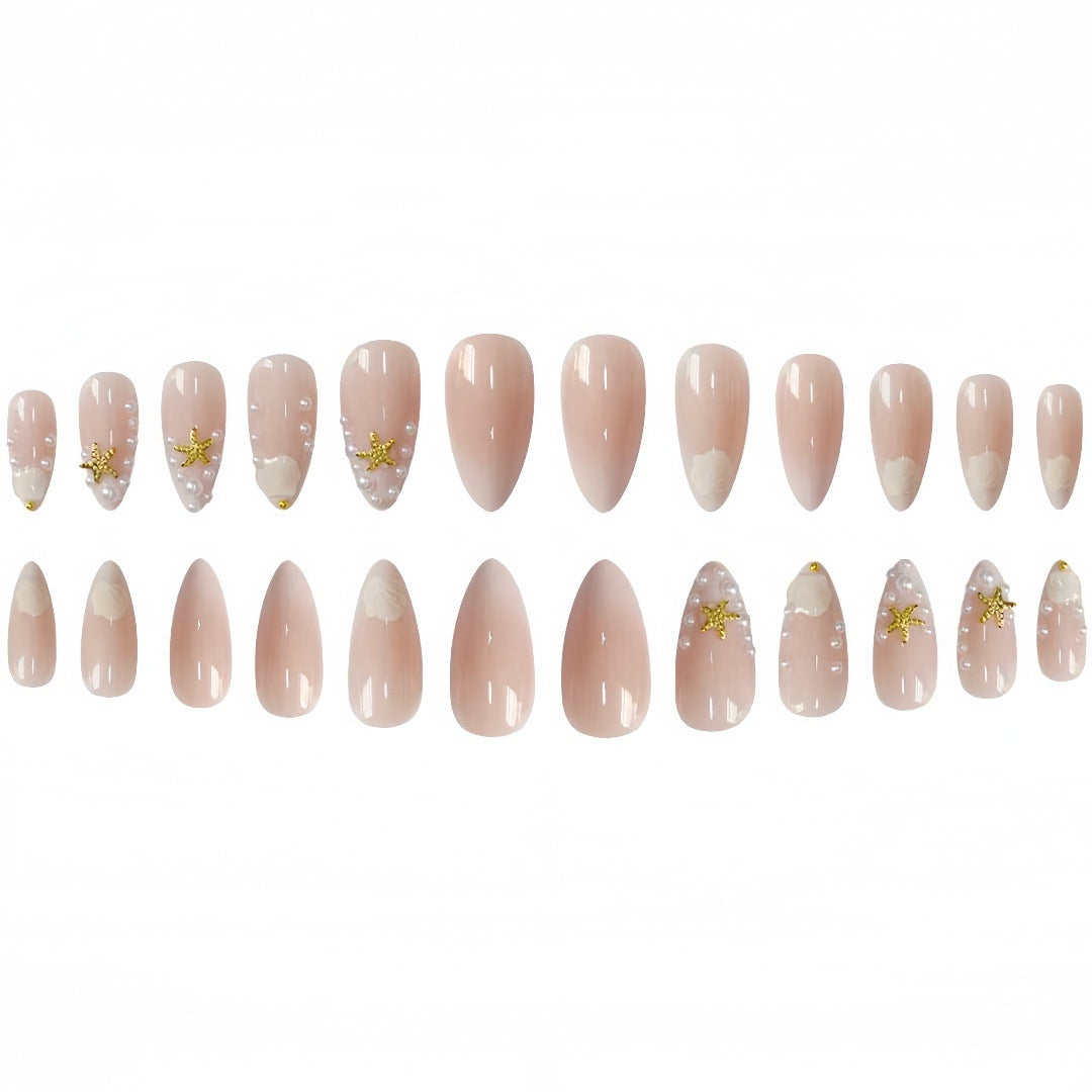Shell-Inspirierte Nail Art Extensions Karnz