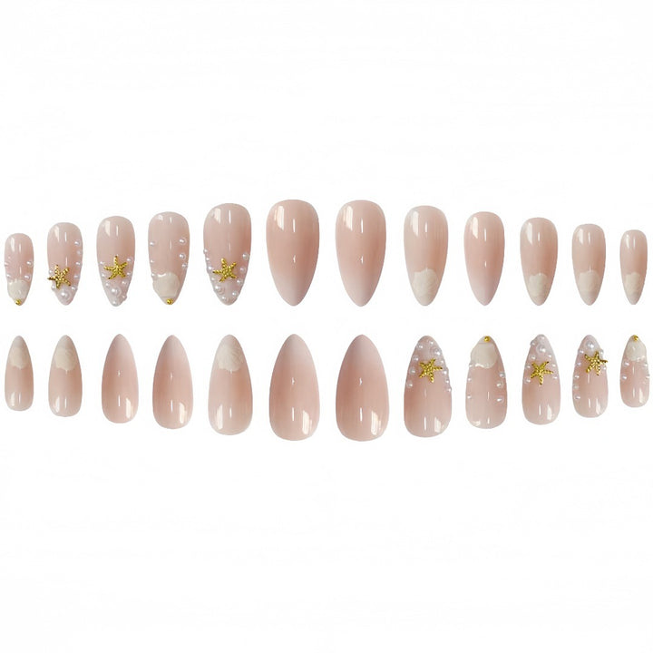 Shell-Inspirierte Nail Art Extensions Karnz