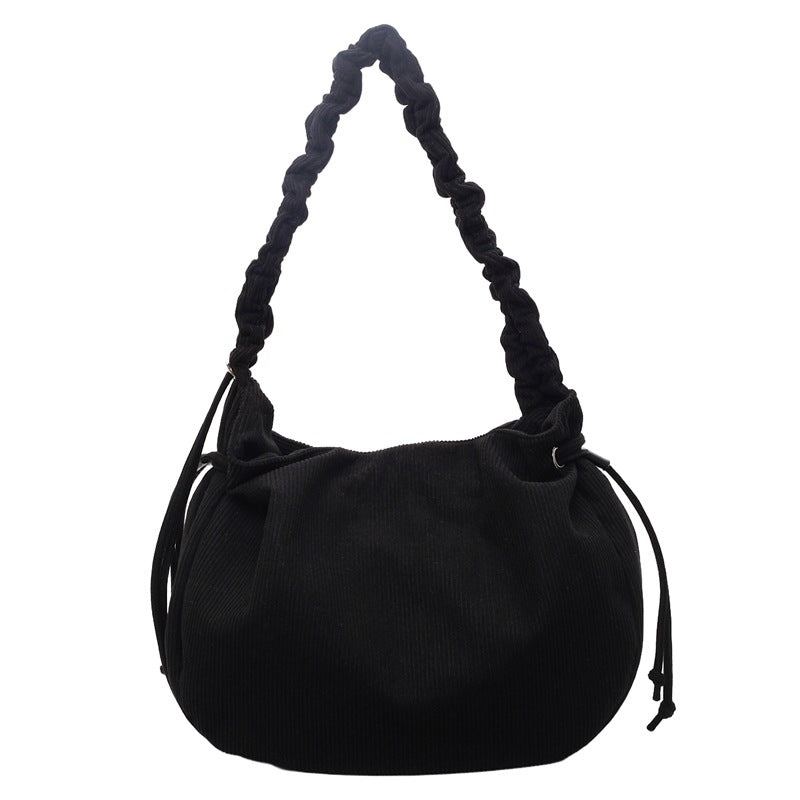 Texturierte Schlapp-Handtasche