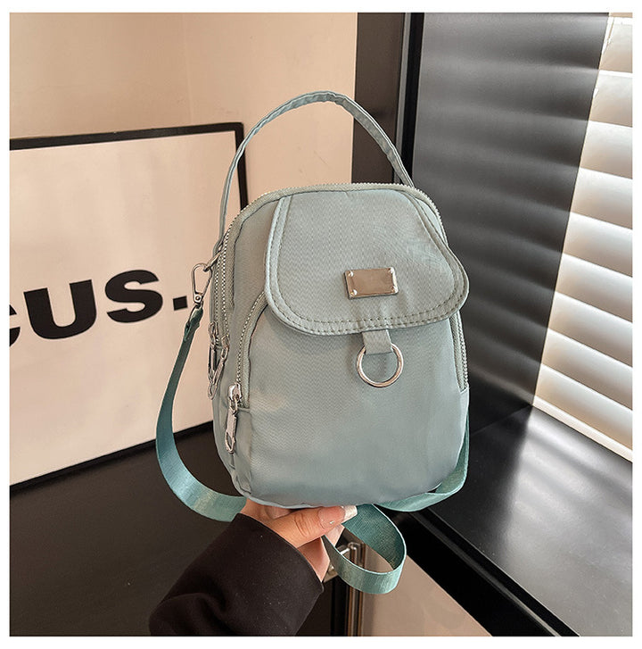 Kompakte Mini-Rucksack mit mehreren Taschen