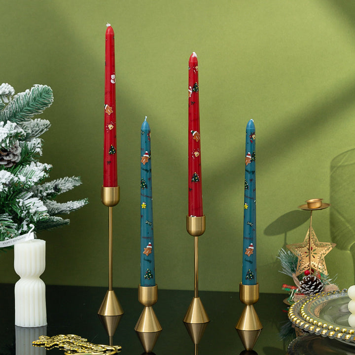 Dekorative Weihnachtskerzen