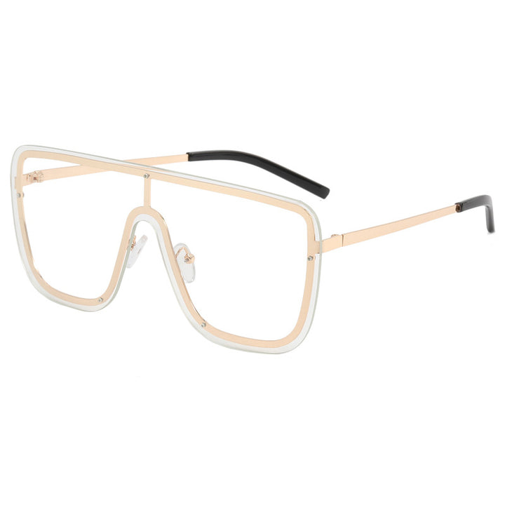 Damen Extravagante Oversized-Sonnenbrille Karnz