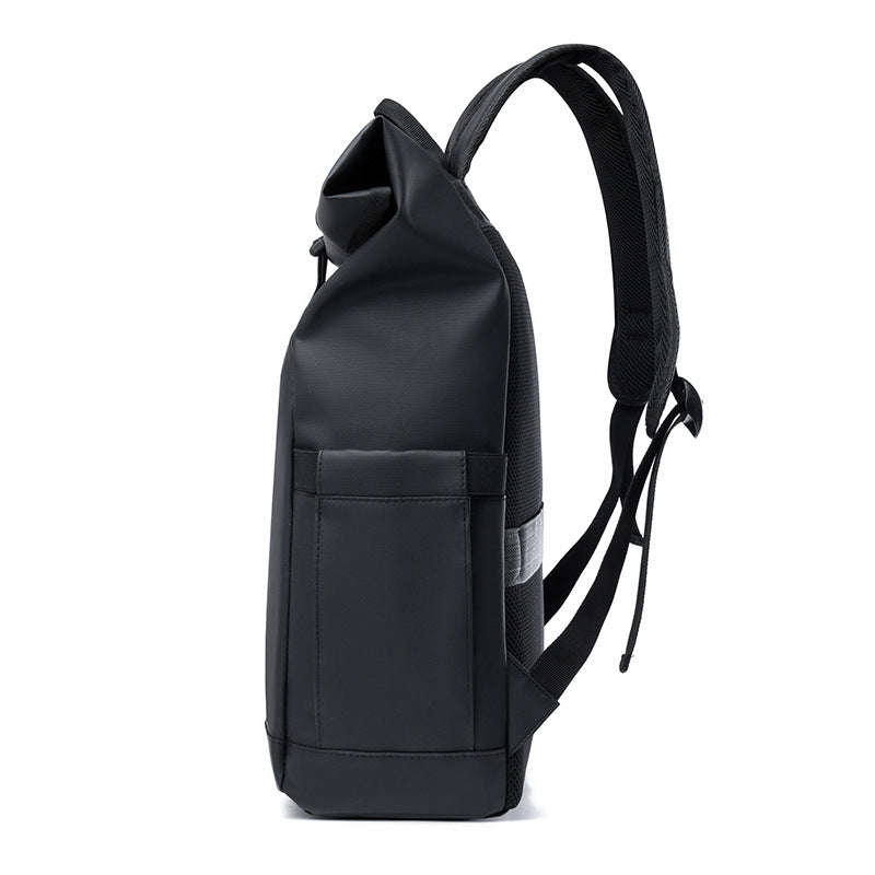 Wasserdichter strukturierter Roll-Top Rucksack Karnz