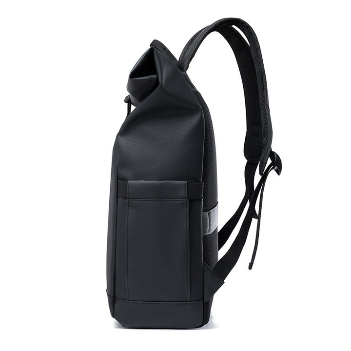 Wasserdichter strukturierter Roll-Top Rucksack Karnz