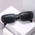 Damen modische oversized Sonnenbrille im angesagten Rechteck-Design Karnz