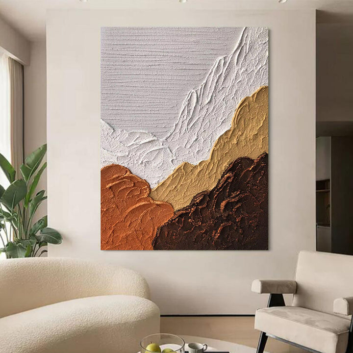 Dekorative abstrakte strukturierte Wandkunst