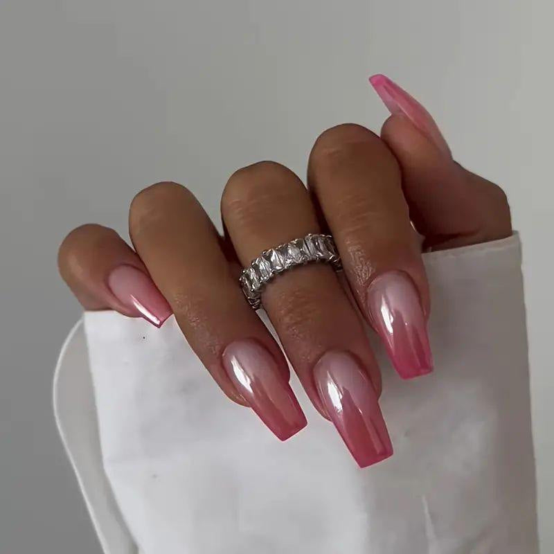 Modische Ombre Acryl-Nagelverlängerungen Karnz