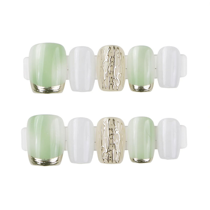 Elegantes Künstlerisches Press-On-Nagelset Karnz
