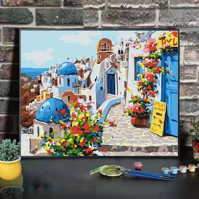 Szenische Berglandschaft Kunst Leinwanddruck Karnz