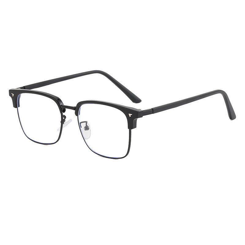 Damen elegante quadratische Brille mit leichtem Metallrahmen Karnz