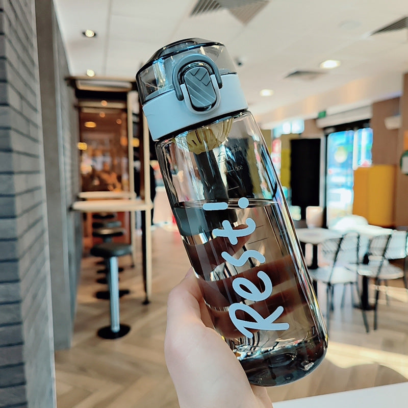 Damen Ergonomische Wasserflasche für Fitness Karnz