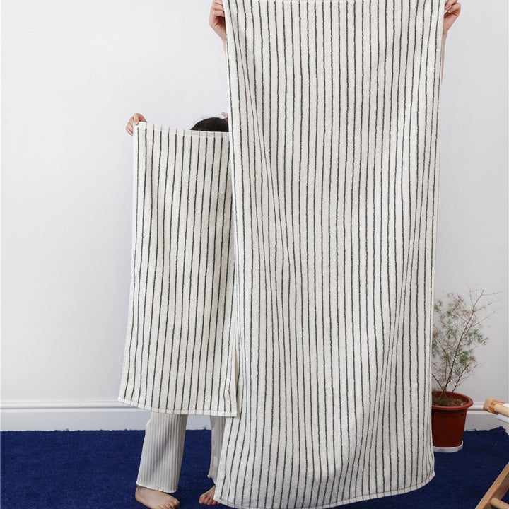 Baumwollstreifen saugfähiges Bad- und Handtuchset