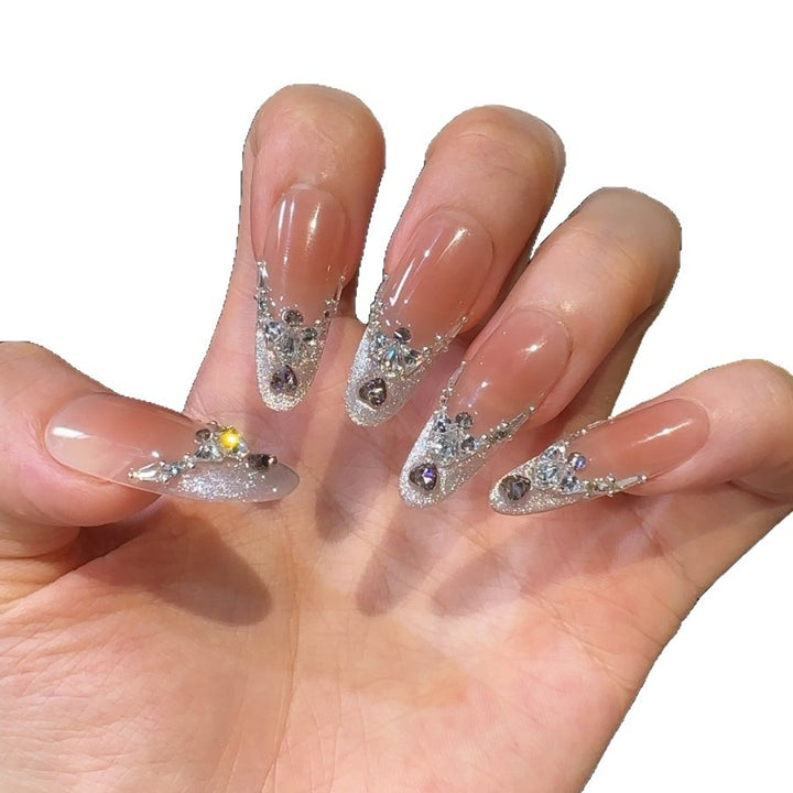 Glamouröse Stiletto Press-On Nägel Karnz