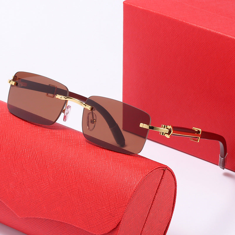 Damen elegante quadratische Sonnenbrille Karnz