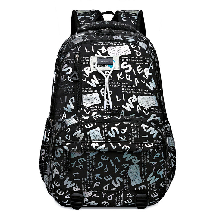 Trendiger Grafikdruck-Rucksack