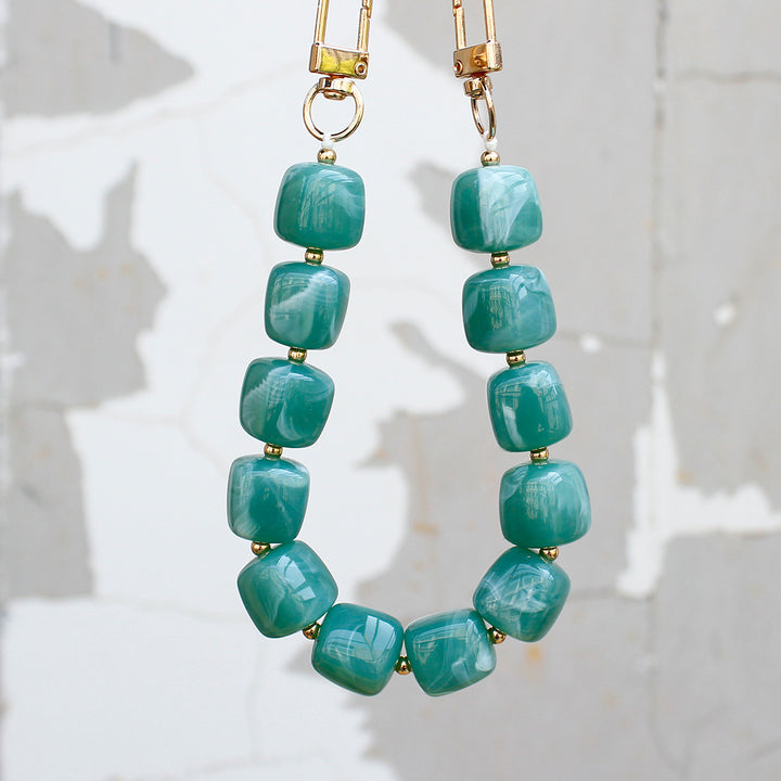 Chunky Beaded Brillen Kette Karnz