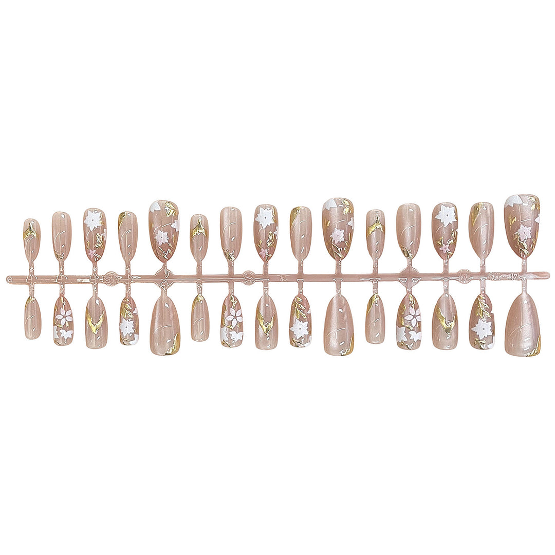 Blumenschmuck Press-On Nageldesign Karnz