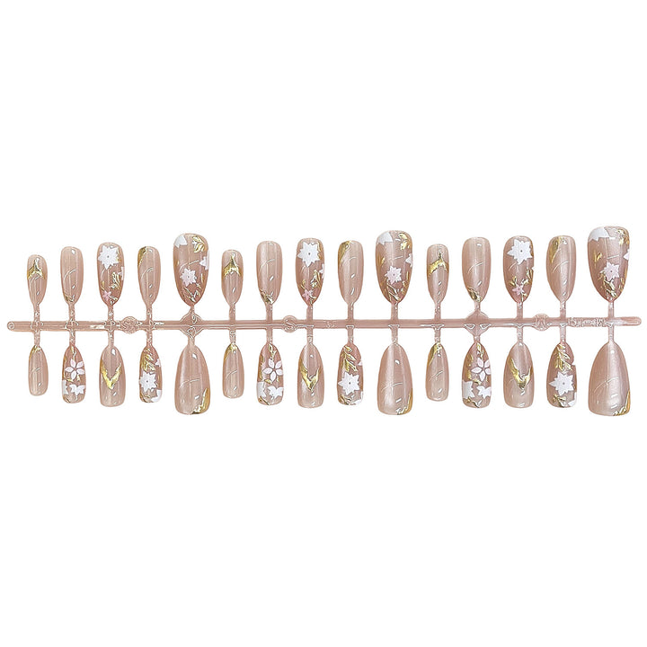 Blumenschmuck Press-On Nageldesign Karnz