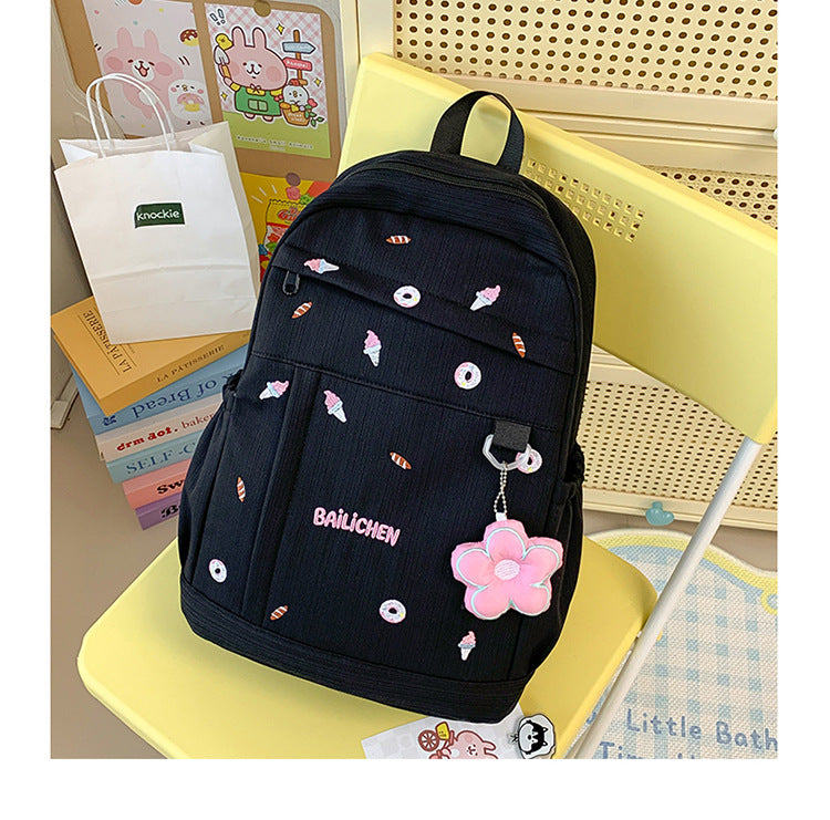 Verspielter Bestickter Rucksack