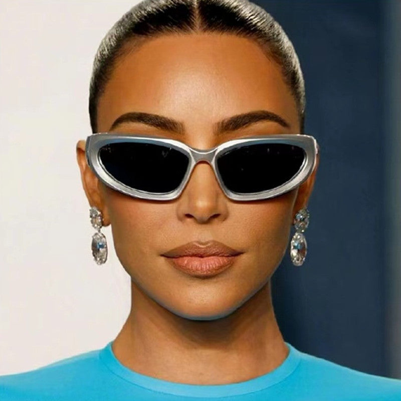 Damen modische Sonnenbrille im eleganten Schildpatt-Design Karnz