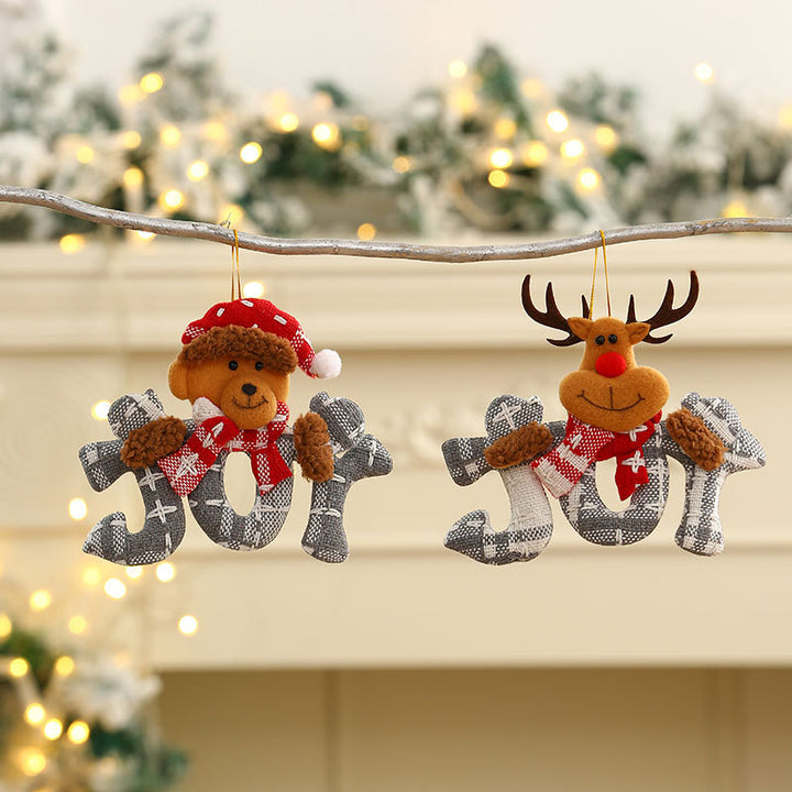 Weihnachtlich dekorative hängende Figurenschüssel