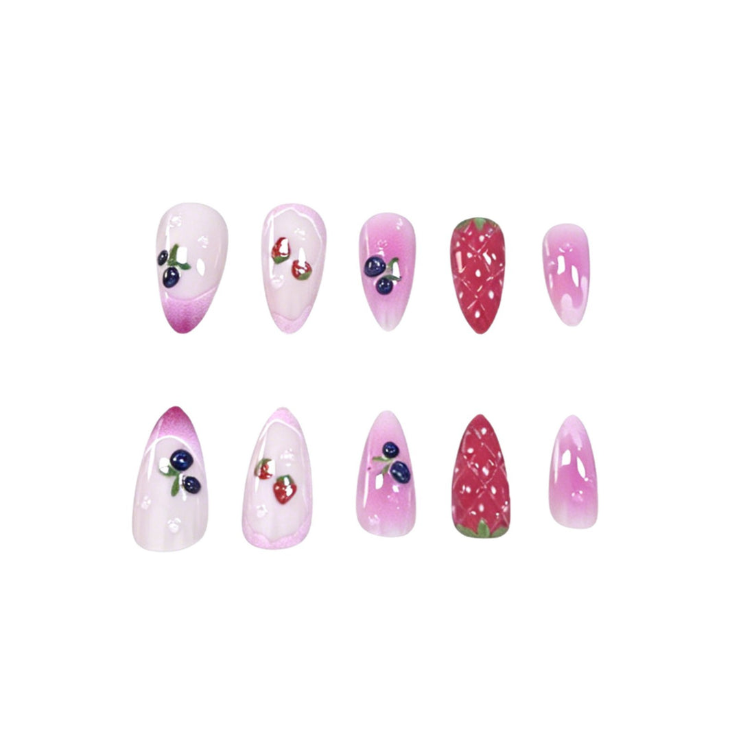 Künstlerische von Früchten inspirierte Nagelkunst Karnz